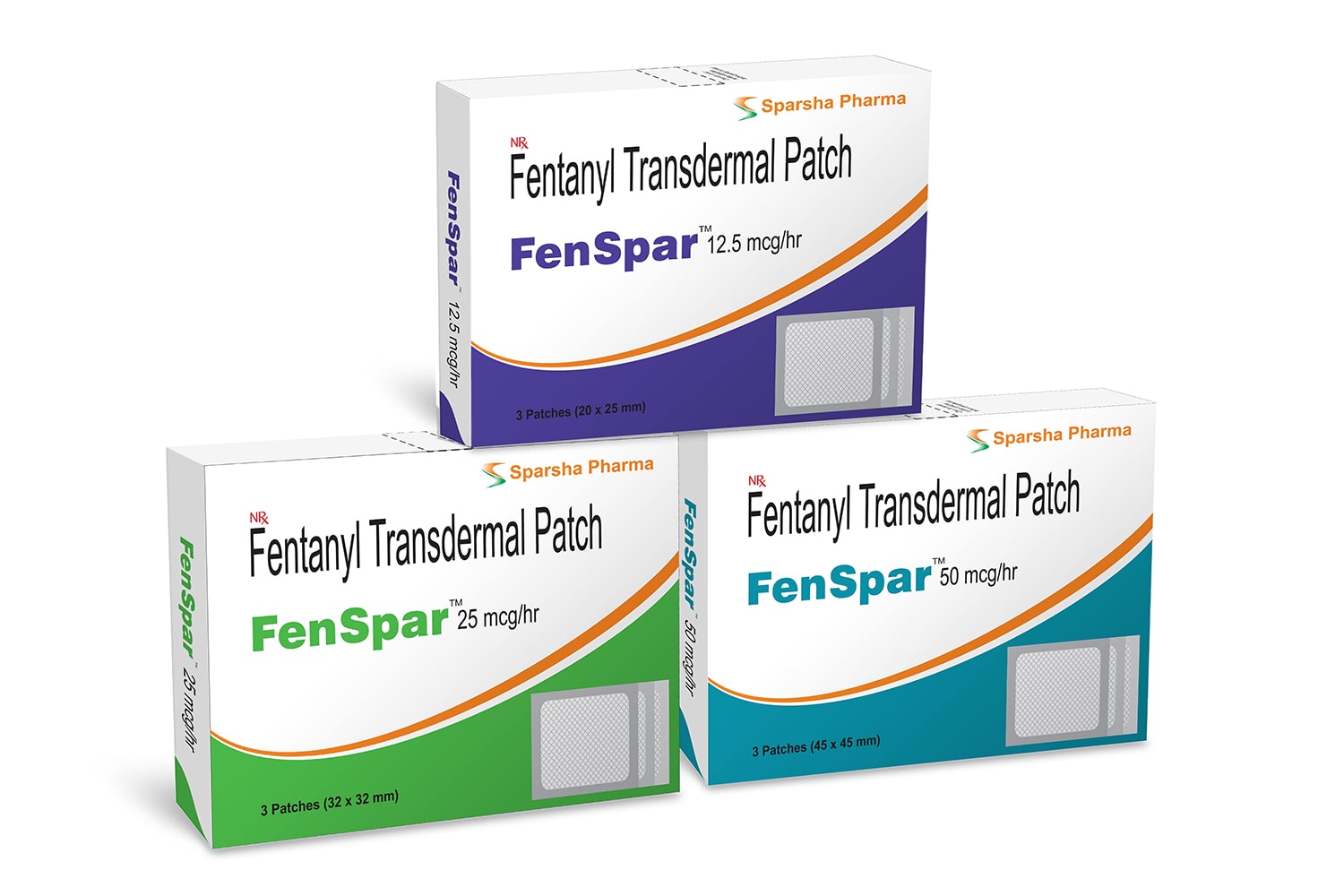 Fentanyl Patches FenSpar Transdermal Sparsha